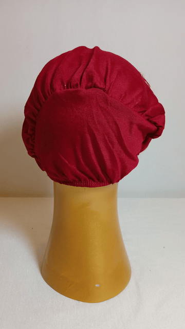 Plain Elastic Cap - Maroon